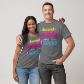 2年生 Rocks Backo 学校 2年生 面白い Tシャツ (ユニセックス)