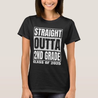 2年生 Straight Outta Cl 2025 二年生 卒業 Tシャツ