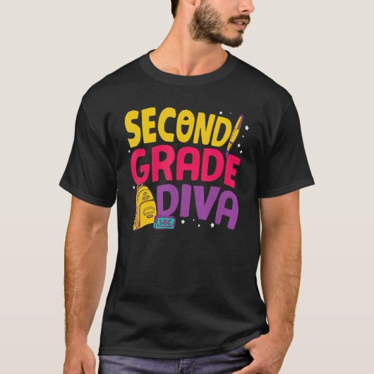 2年生Divaかわいい2年生 Tシャツ (正面)