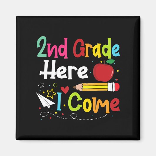2年生I先生来新学期少年 マグネット (正面)