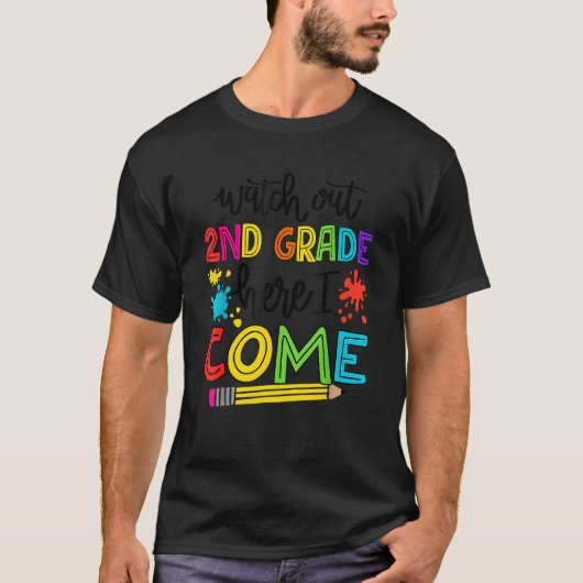 2年生I学校の来先生Stu Tシャツ (正面)