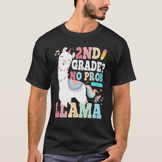 2年生Noプロブラマ学校給食の初日 Tシャツ (正面)