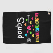 2年生Teacher Shirtsスクールチーム2年生 ゴルフタオル (横)