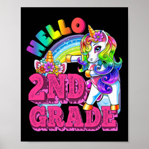 2年生Unicorn Kidsこんにちは2年生 ポスター