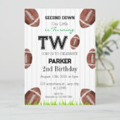 2年目のフットボール招待状 招待状 (スタンド正面)