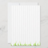 2年目突入フットボール招待状 招待状 (裏面)