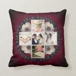 2年目記念日ス結婚モーキーパープルコットン クッション