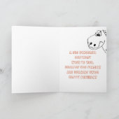 2年誕生日恐竜（カラーme） カード (内部)