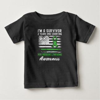 2年間のがんフリー非ホジキンリンパ腫生存者 ベビーTシャツ