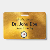 2年間のPAPAメンバーシップとメンバーIDカードバッジ バッジ (Back)