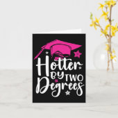 2度ホッター卒業2025ディプロマ大学 カード (黄色い花)