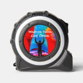 2度測って1度切る - オリジナルハンズマンギフトツール メジャー (正面)