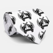 2挺の銃はボストンを持ち上げます ネクタイ (ロール)