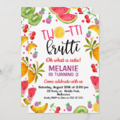 2数々の回目の誕生日 招待状 (正面/裏面)