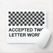 2文字の単語のマウスパッドIntバージョン マウスパッド (マウス)
