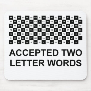 2文字の単語のマウスパッドIntバージョン マウスパッド