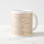 2文字の単語マグカップ – ワードゲームプロになる ジャンボコーヒーマグカップ (正面右)