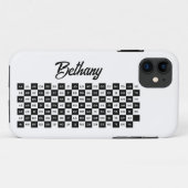 2文字の単語blackとwhite intl ver Case-Mate iPhoneケース (裏面(横))