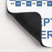 2文字の単語USバージョン マウスパッド (コーナー)