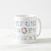 2文字マグ コーヒーマグカップ (正面右)