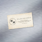 2文字モノグラム企業の/ マグネット名刺 (インサイチュ)