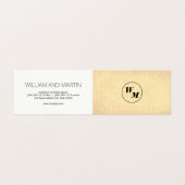 2文字モノグラム企業の/ 名刺 (外部フラット)