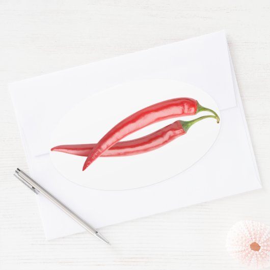 2文字 楕円形シール (封筒)