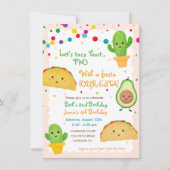 2日と4日の誕生日 – カスタム 招待状 (正面)