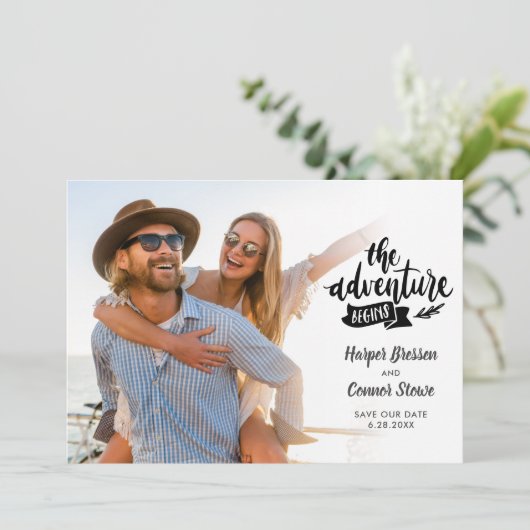 2日目の写真を除く結婚式冒険が始まる 招待状 (スタンド正面)