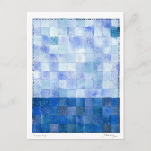 2日目(7日の作成)はがき ポストカード (正面)