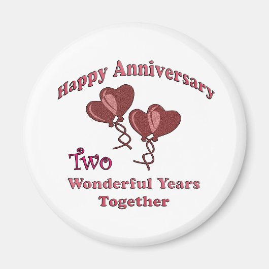 2日記念日 マグネット (正面)