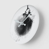 2時にコーヒーの時間だ ラウンド壁時計 (傾斜)