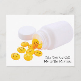 2時を取って午前中に電話する ポストカード