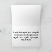 2時間かかります、こんにちは カード (内部)