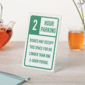 2時間のディースパーキング 台座サイン (インサイチュ)