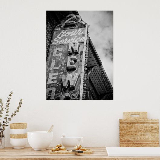 2時間サービス ポスター (キッチン)