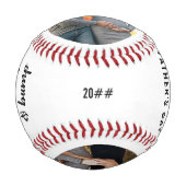 2最高のつの写真ファースト父の日 野球ボール (正面)