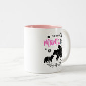 2最高の匹の熊が熊の子を ツートーンマグカップ (正面右)