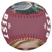 2最高の回前の母の日の写真コラージュ ソフトボール (裏面)