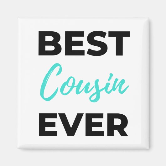 2最高の年のいとこ マグネット (正面)