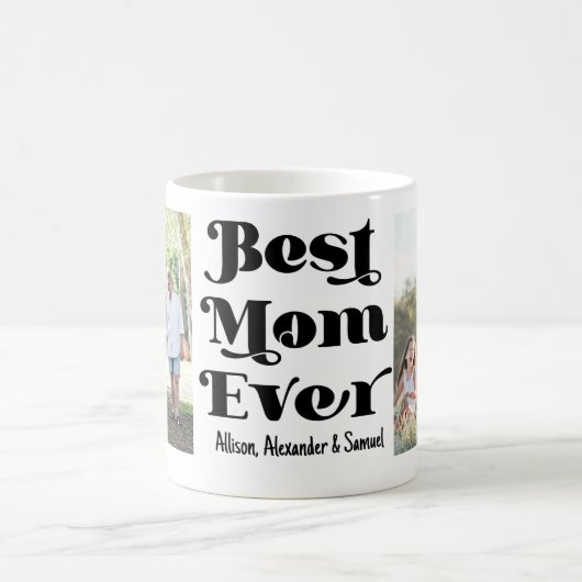 2最高の枚の写真でMom Everパーソナライズされた Coffee Magを撮影 コーヒーマグカップ (中央)
