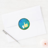 2最高の,モチベーションクリック, ラウンドシール (封筒)