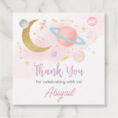 2月と星の誕生日パーティースクエア フェイバータグ (正面)