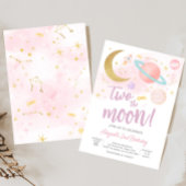 2月と星の誕生日パーティー 招待状