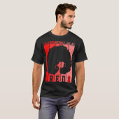 2月に我々衣服レッドリボンハート病に気付く Tシャツ (正面フル)