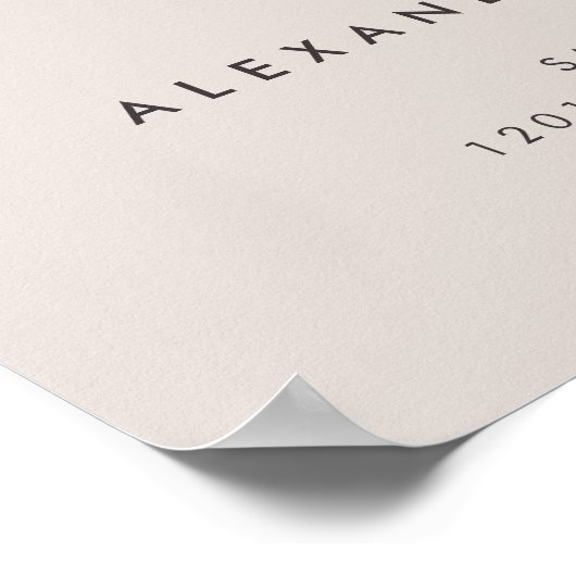 2月のキッズアウタースペース誕生日へようこそ ポスター (角)