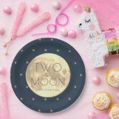 2月のネイビーブルーボーイ2nd誕生日 ペーパープレート (パーティー)