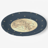 2月のネイビーブルーボーイ2nd誕生日 ペーパープレート (アングル)