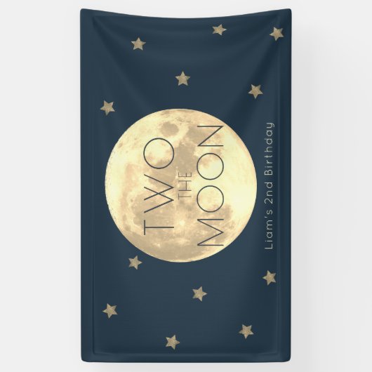 2月のネイビーブルーボーイ2nd誕生日 横断幕 (縦)