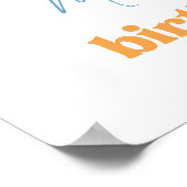 2月のパーティー歓迎サイン ポスター (角)